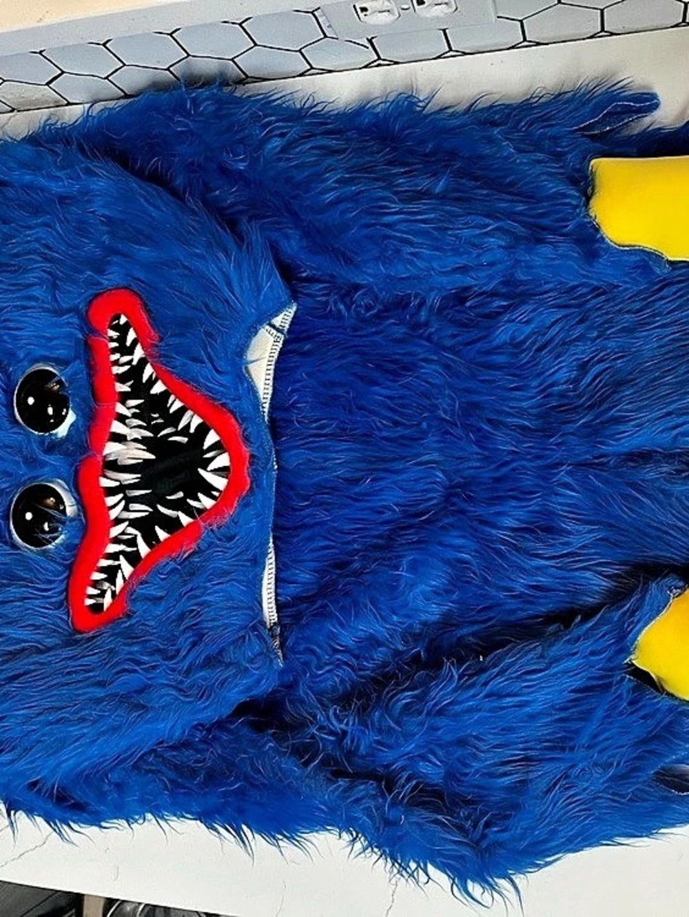 Poppy Playtime Huggy Wuggy costume in Blue & Yellow Like New - Picture 2 of 7